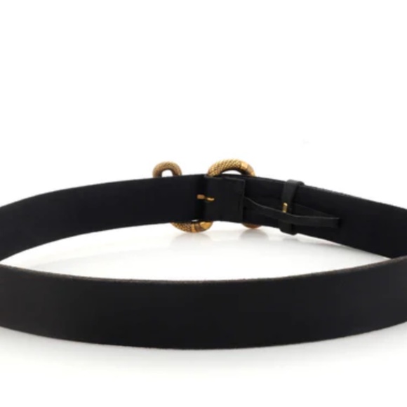Gucci Snake Buckle Leather Belt Unisex - Picture 7 of 7